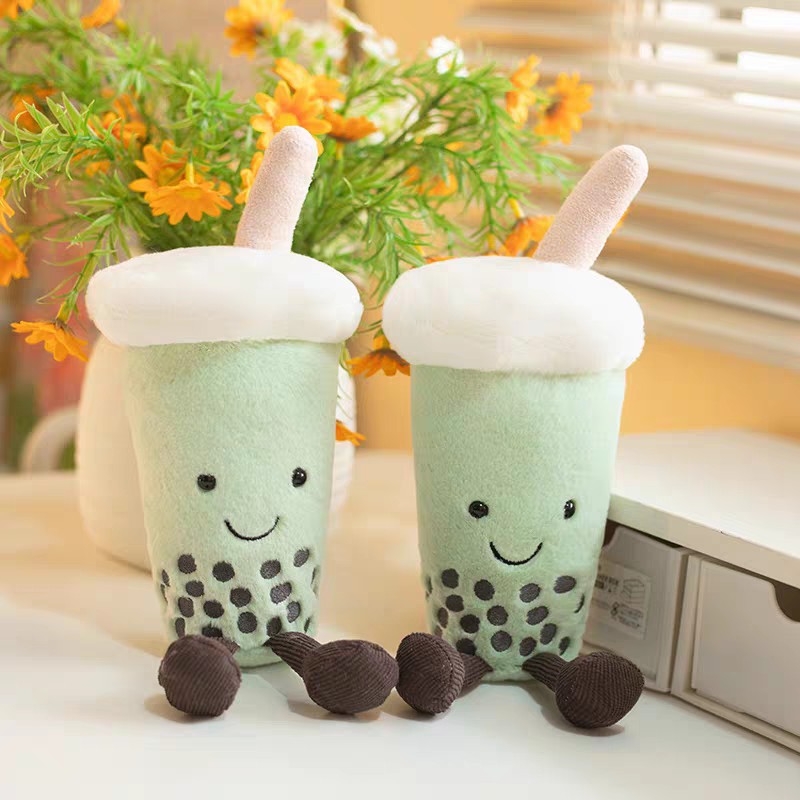 Home Textiles Today - Matcha groene melkthee beker ornament decoratief