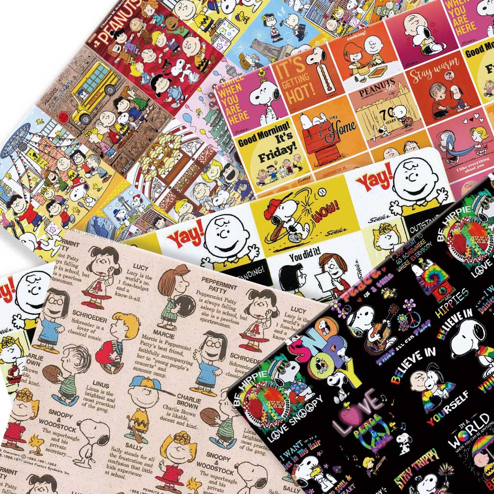 Home Textiles Curtains - TAKARA TOMY Snoopy stof 140x50CM Cartoon