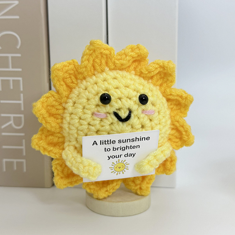 Home Textiles Today - Grappige positieve gehaakte zonneschijn pop desktop