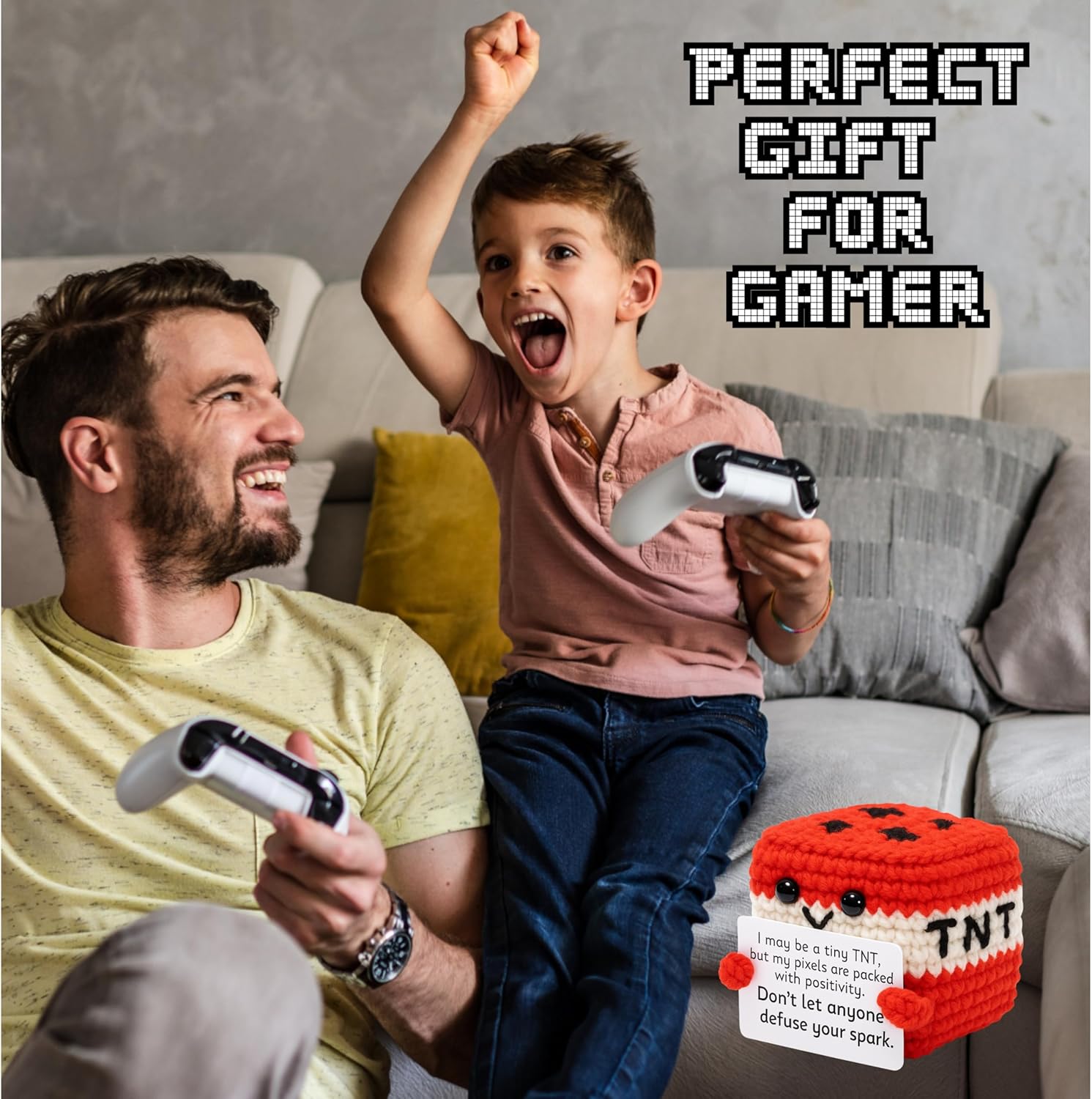 Gehaakte emotionele ondersteun - Home Textiles Today recensie en prijs