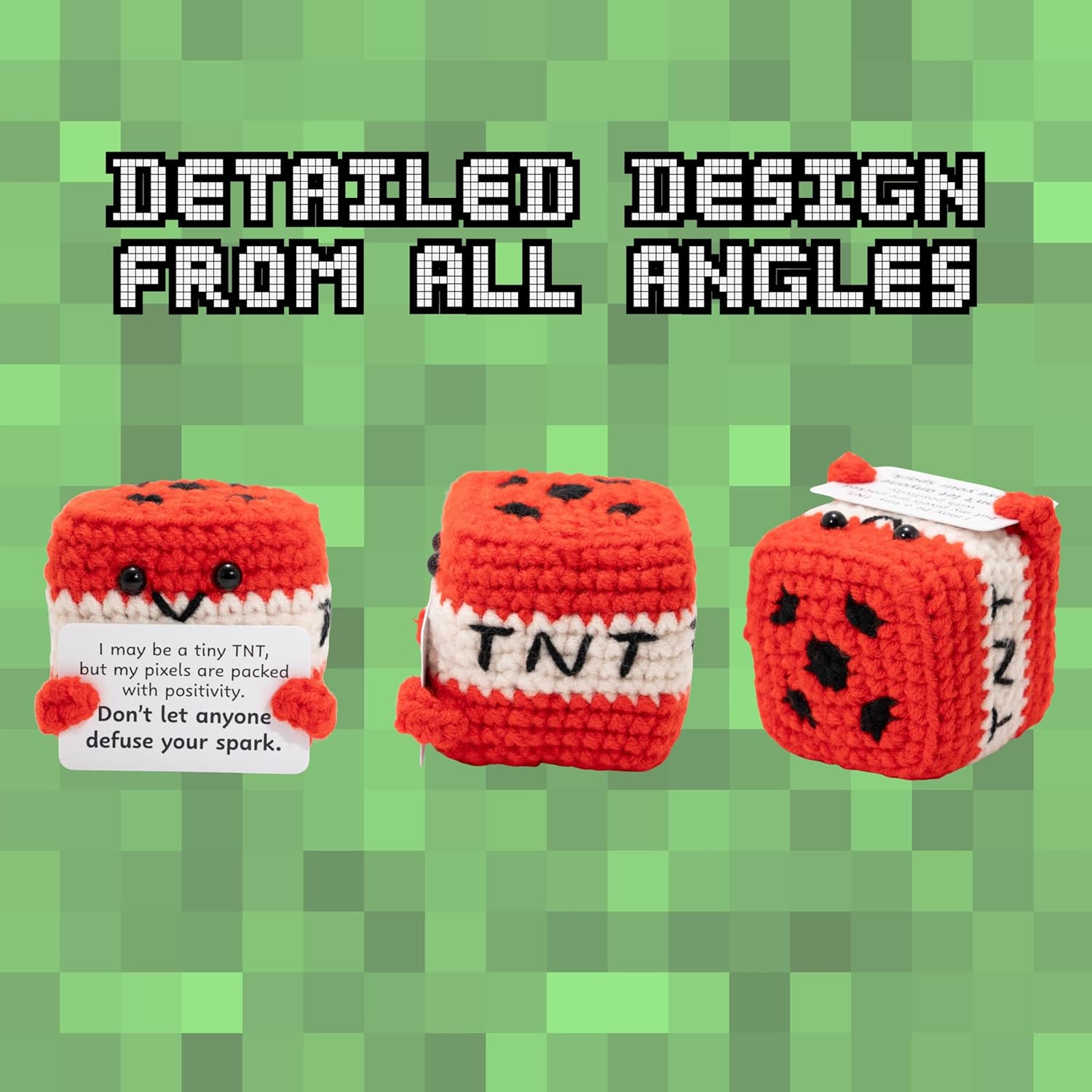 Gehaakte emotionele ondersteun - Home Textiles Today recensie en prijs