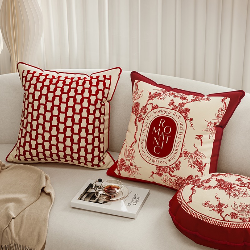 Retro Zwarte Flora Kussensloop - Pillow Cover 20X20 recensie en prijs