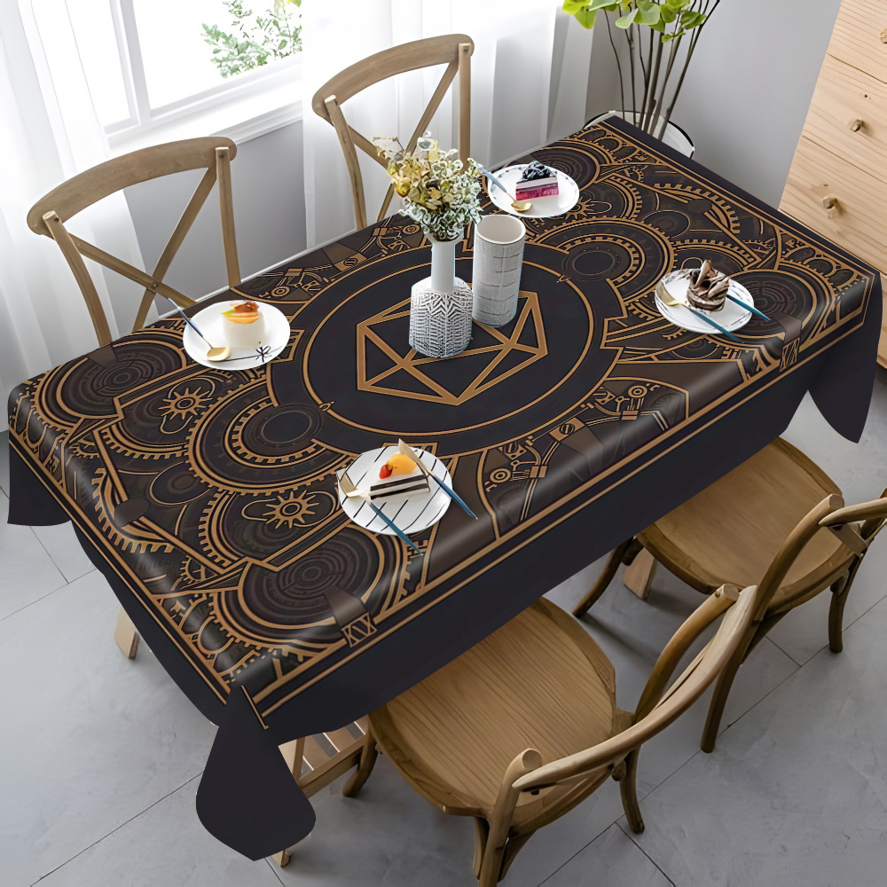 Steampunk zwart gouden tandwie - Home Of Textiles recensie en prijs