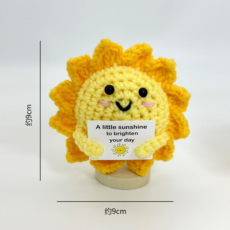 Grappige positieve gehaakte zo - Home Textiles Today recensie en prijs