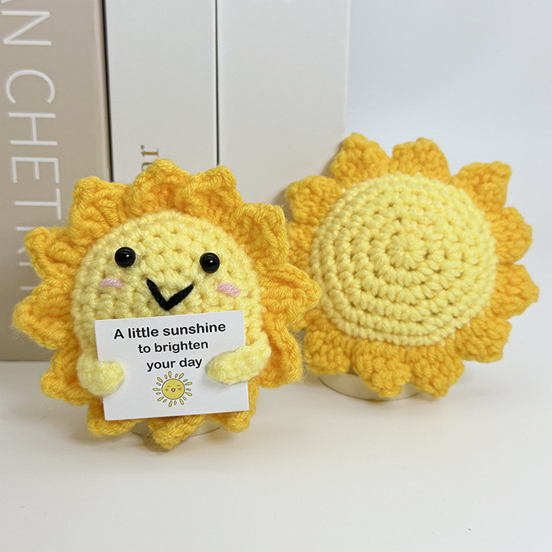 Grappige positieve gehaakte zo - Home Textiles Today recensie en prijs