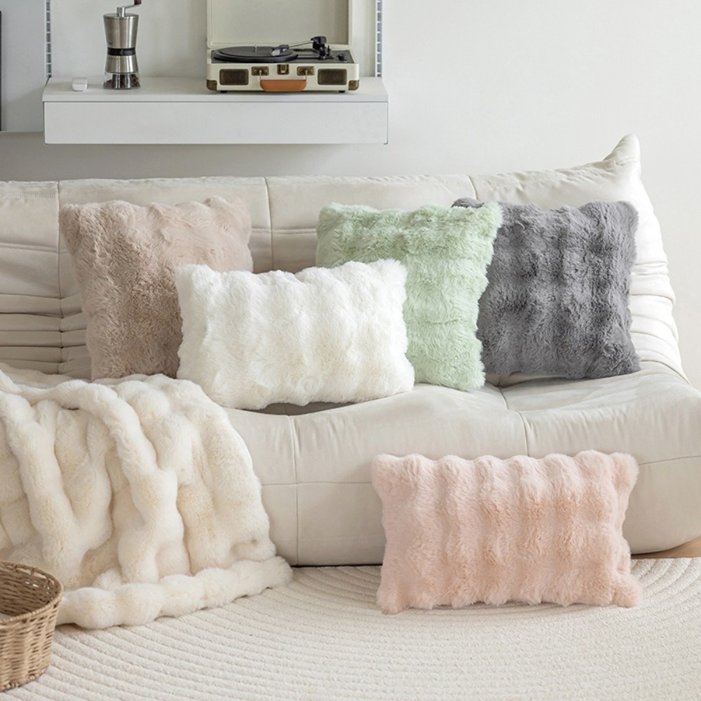 Eenvoudige imitatie konijnenha - Pillow Cover 20X20 recensie en prijs