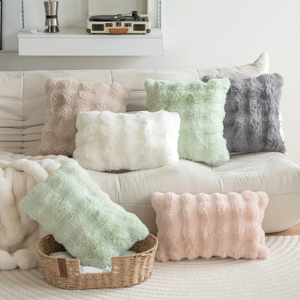 Eenvoudige imitatie konijnenha - Pillow Cover 20X20 recensie en prijs